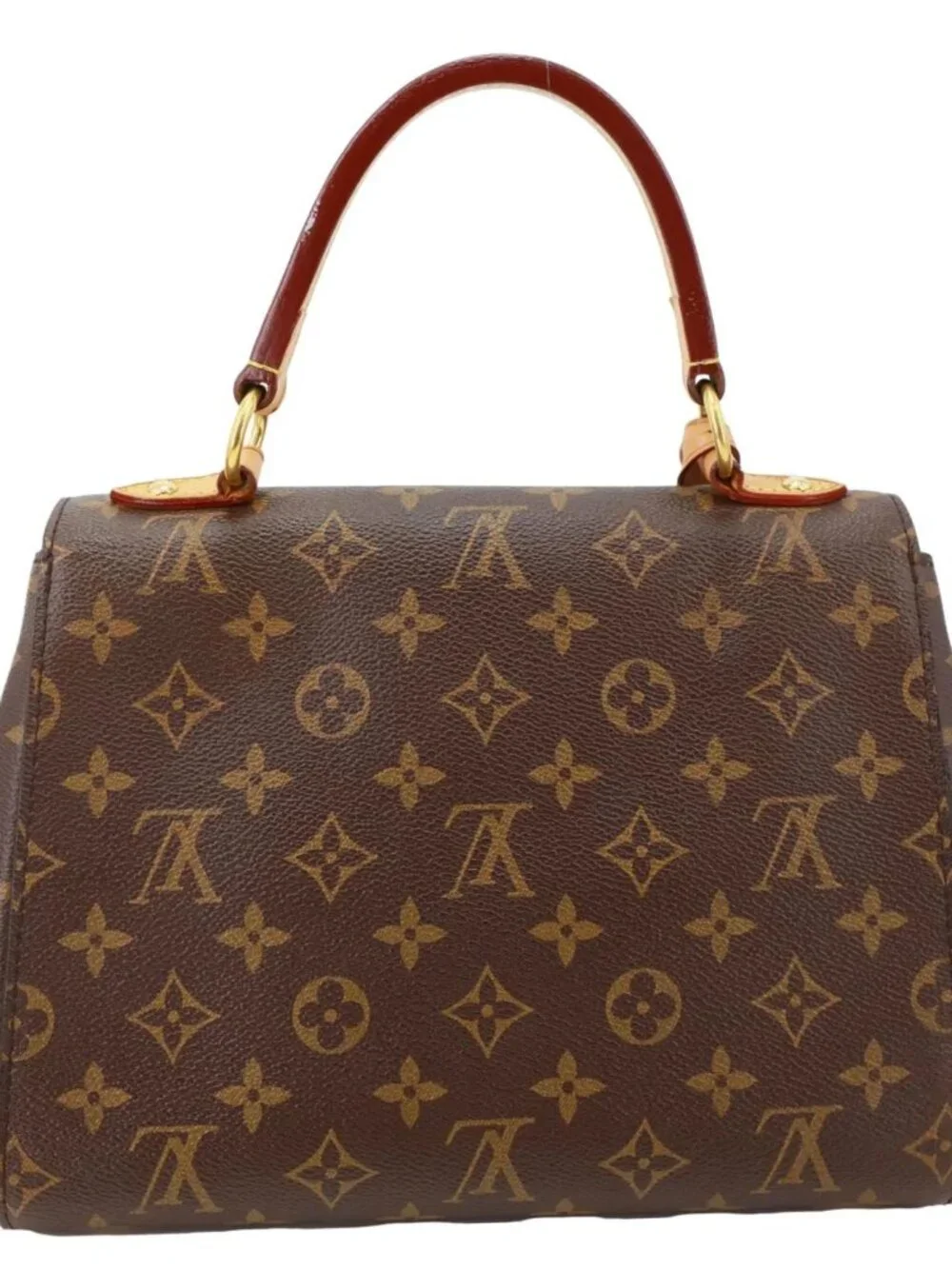 Louis Vuitton Cluny BB Monogram Canvas Crossbody Bag Brown